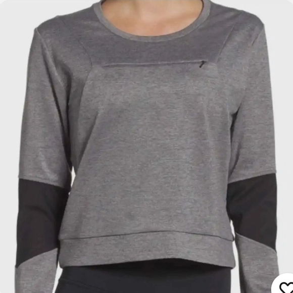Zella Gray and Black Sweatshirt - Picture 1 of 11